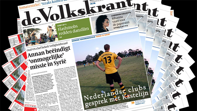 transfer news image dutch newspaper