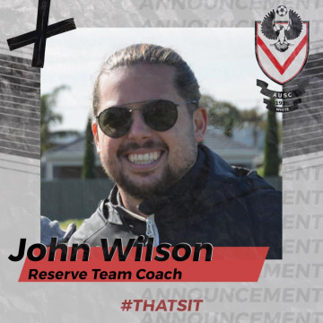 John Wilson - AUSC White reserves coach