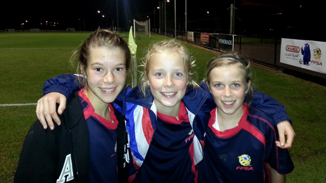 Lilly, Hannah, Harriet Under 13 State team 2013