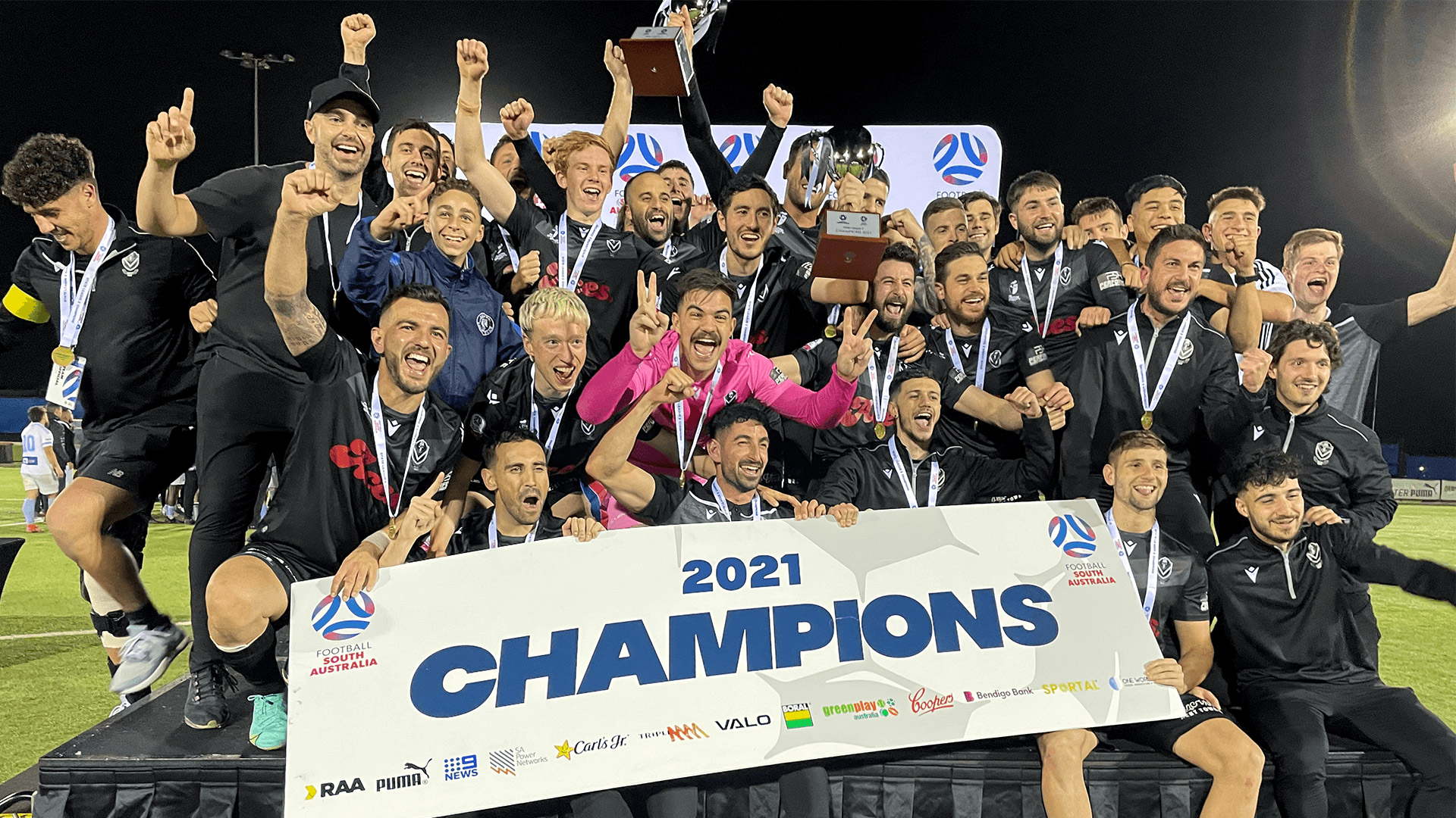 AUSC are State League 2 champions 2021